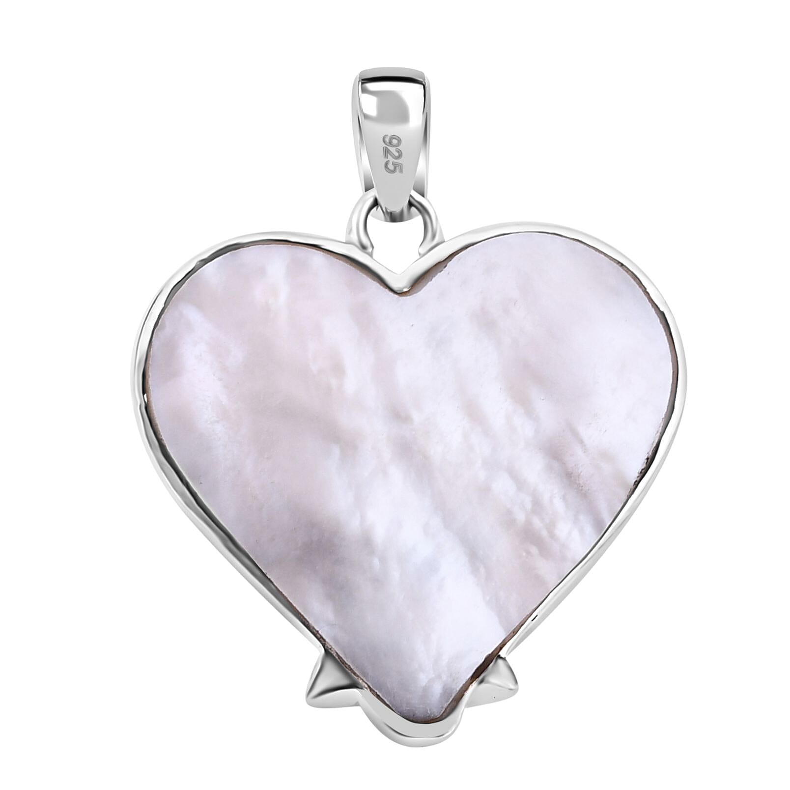 Royal Bali Collection Mother Of Pearl  Pendant  Sterling Silver ,  Silver Wt. 5.6 Gms