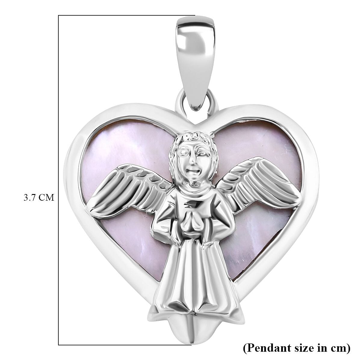 Royal Bali Collection Mother Of Pearl  Pendant  Sterling Silver ,  Silver Wt. 5.6 Gms