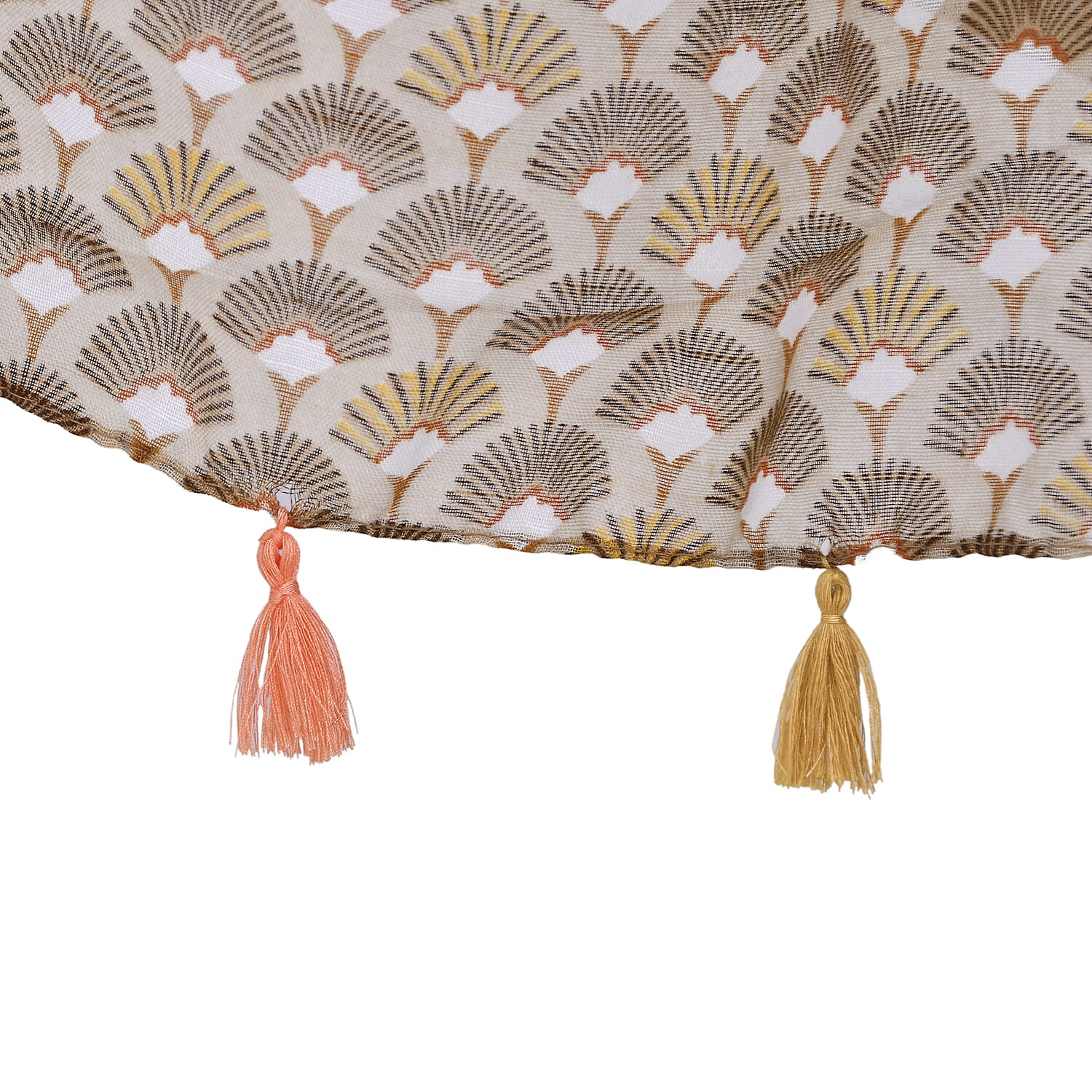 Closeout Deal New Arrival 100% Viscose Fringed Scarf (Size 180x87 cm) - Yellow