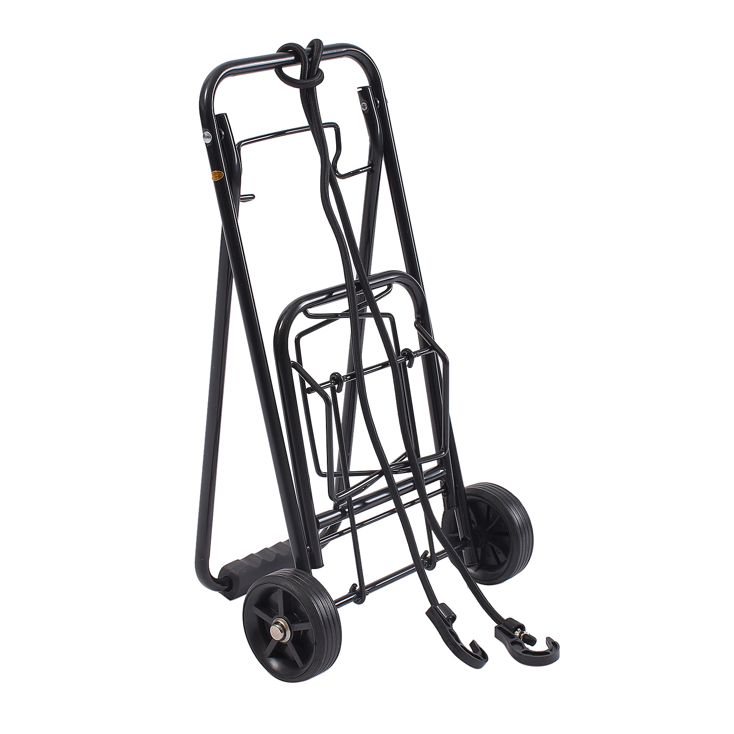 30Kg Heavy Duty Folding Metal Trolley - Black - Move With Ease - Small White Goods, Garden Pots, Compost, Shopping, Boxes, Festival Trolley.
