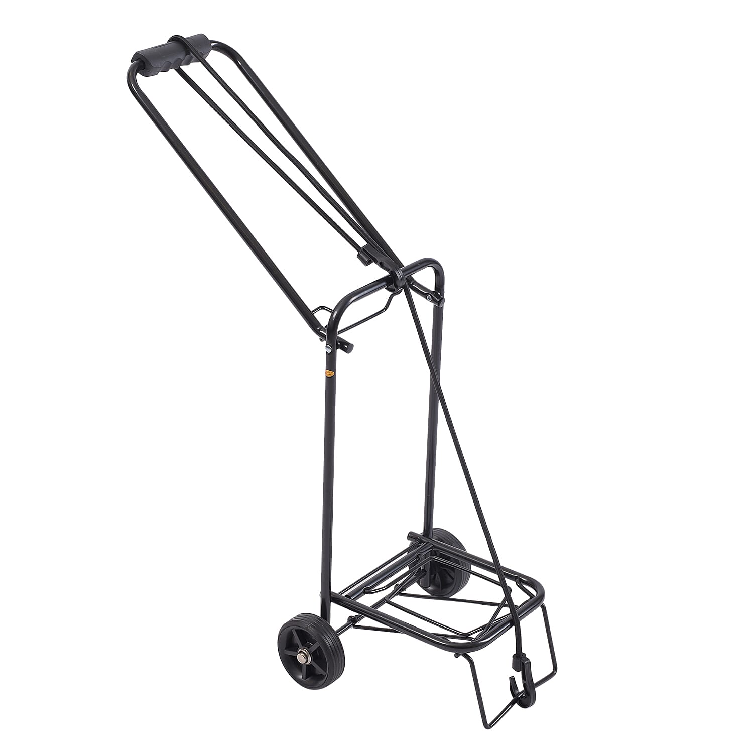 30Kg Heavy Duty Folding Metal Trolley - Black - Move With Ease - Small White Goods, Garden Pots, Compost, Shopping, Boxes, Festival Trolley.