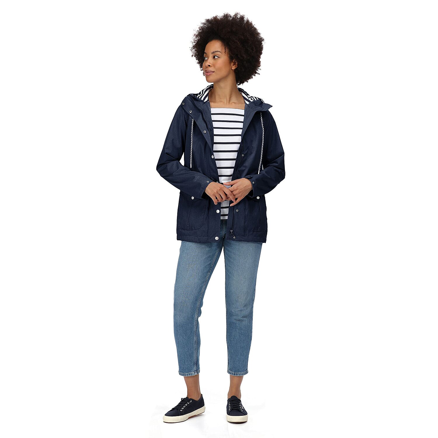 REGATTA Bayarma Jacket (Size 10) - Navy