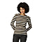 REGATTA Womens Federica Striped T-Shirt - Babycorn & Light Vanilla