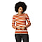REGATTA Womens Federica Striped T-Shirt - Babycorn & Light Vanilla
