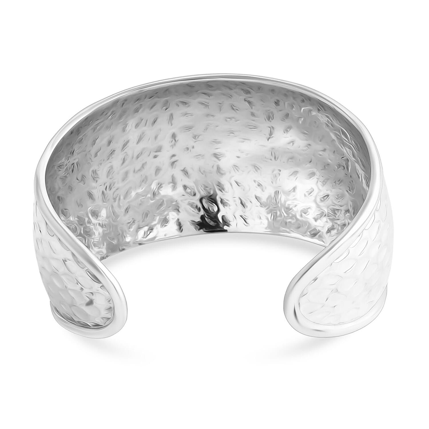 Sterling Silver Cuff Bangle (Size 7.5), Silver Wt. 35.87 Gms.