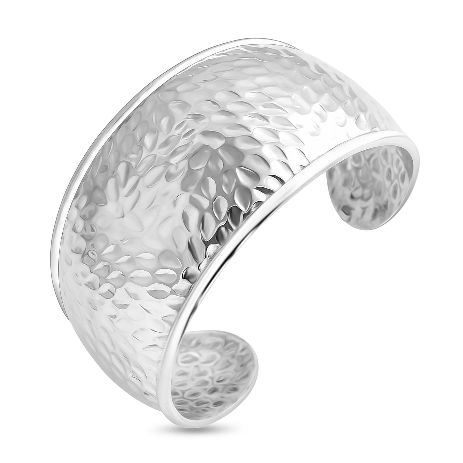 Bali Legacy - Sterling Silver Cuff Bangle (Size 7.5), Silver Wt. 35.87 Gms.