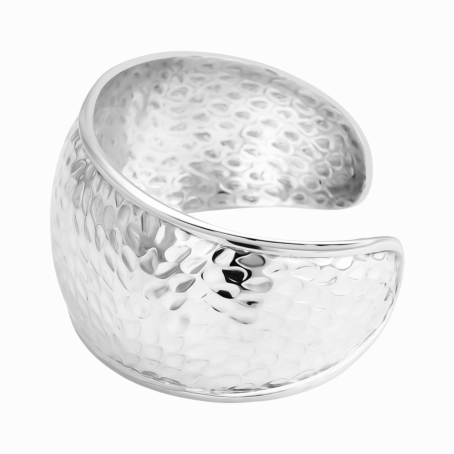 Bali Legacy - Sterling Silver Cuff Bangle (Size 7.5), Silver Wt. 35.87 Gms.