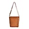 Patchwork Genuine Leather Shoulder Bag