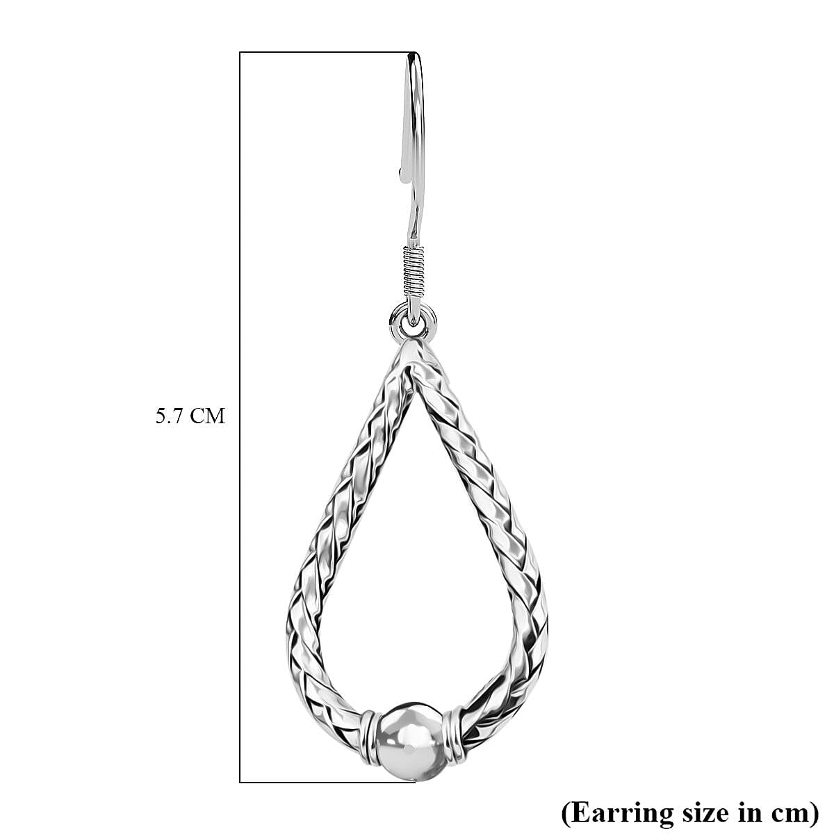 Sterling Silver Earring, Silver Wt. 8.08 Gms. Sterling Silver Earring, Silver Wt. 8.08 Gms.