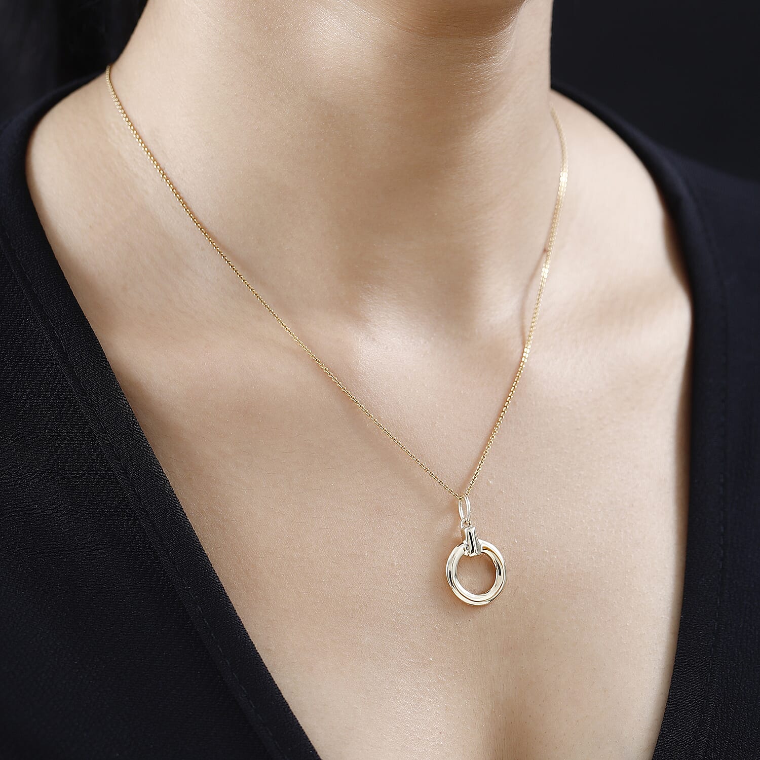 9K Yellow Gold  Fancy Pendant,  Gold Wt. 2.02 Gms