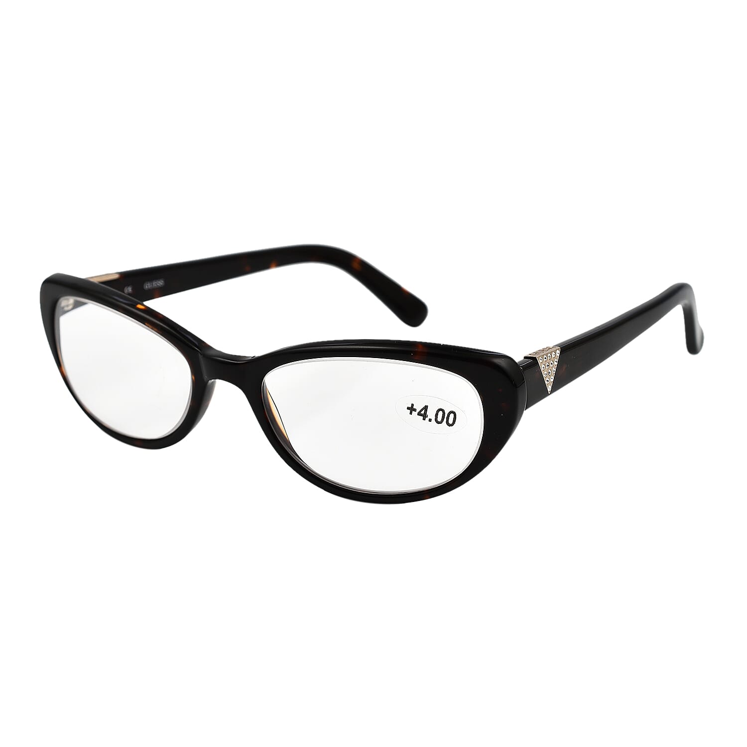 GUESS Cat Eye Tort Frames with Decorative Sides (Power 4.0) - Dark