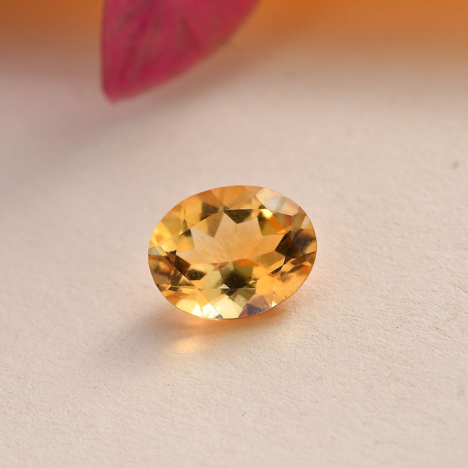 Citrine Oval 9x7 mm