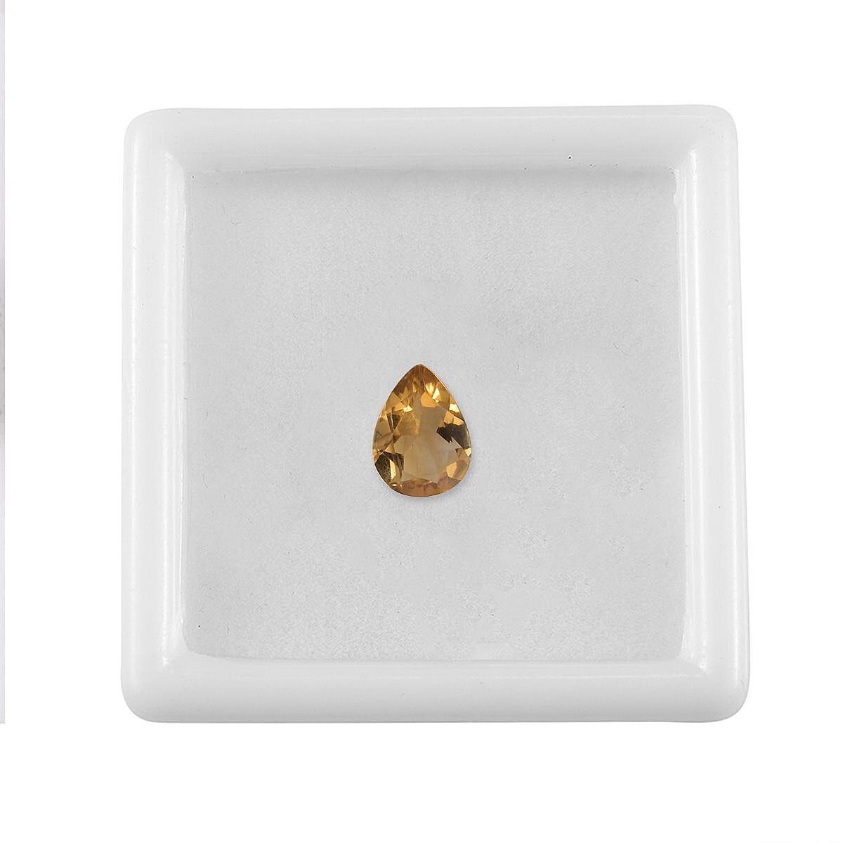 Citrine Pear 8x6 mm