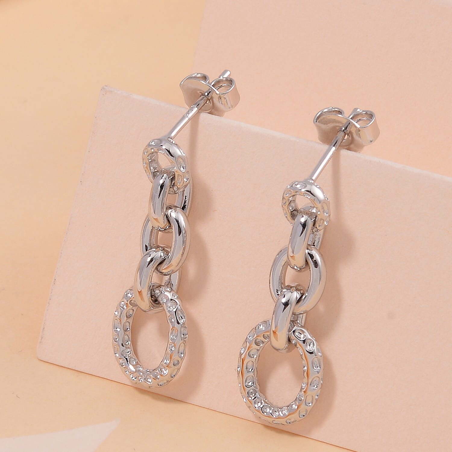 Rachel Galley - Rhodium Overlay Sterling Silver Dangle Earrings