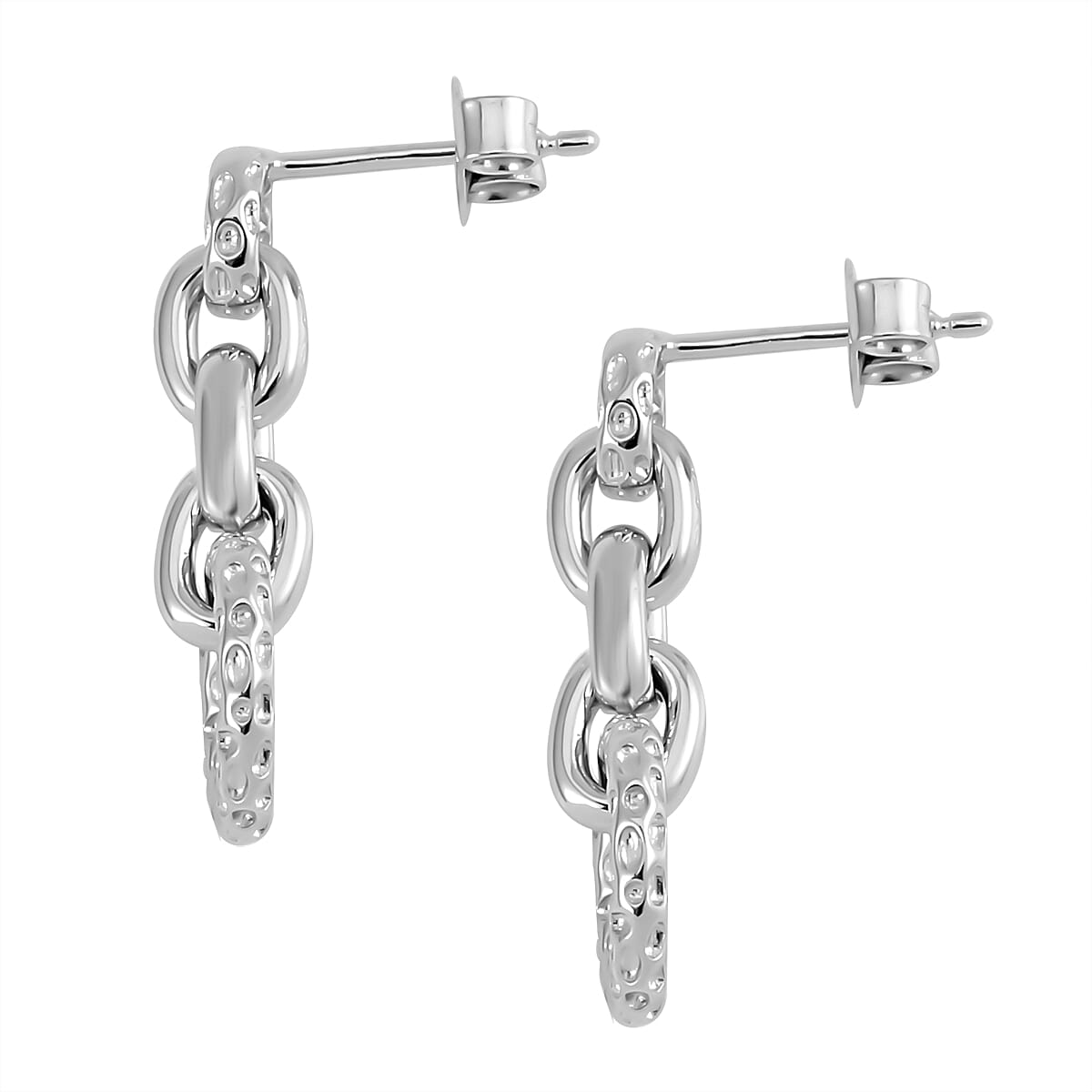 Rachel Galley - Rhodium Overlay Sterling Silver Dangle Earrings