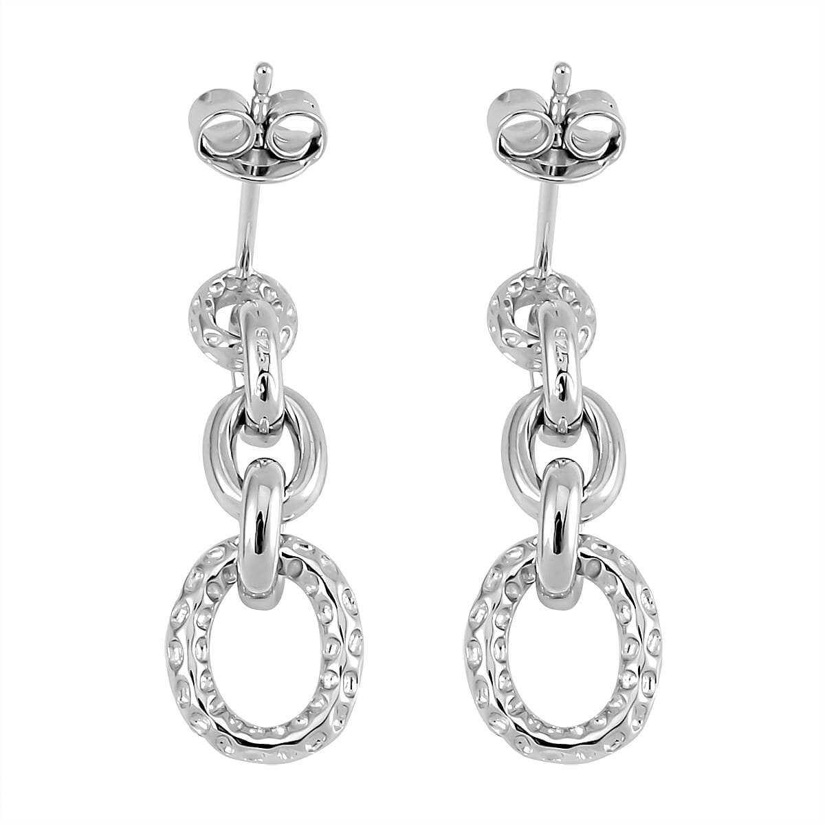 Rachel Galley - Rhodium Overlay Sterling Silver Dangle Earrings