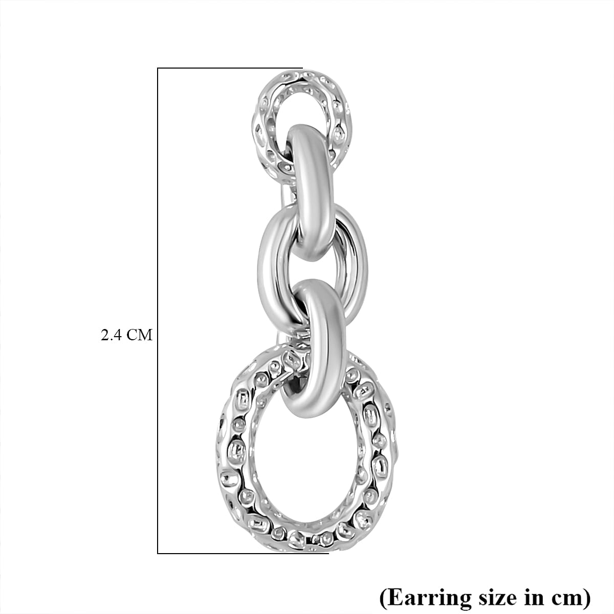 Rachel Galley - Rhodium Overlay Sterling Silver Dangle Earrings