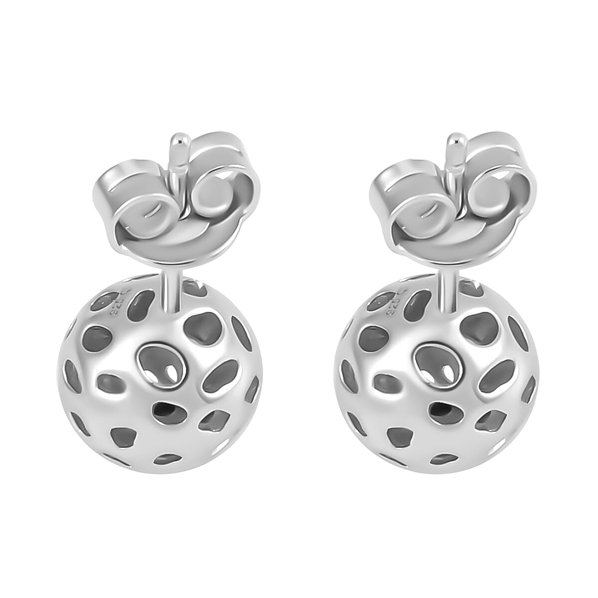 RACHEL GALLEY Rhodium Overlay Sterling Silver Earrings