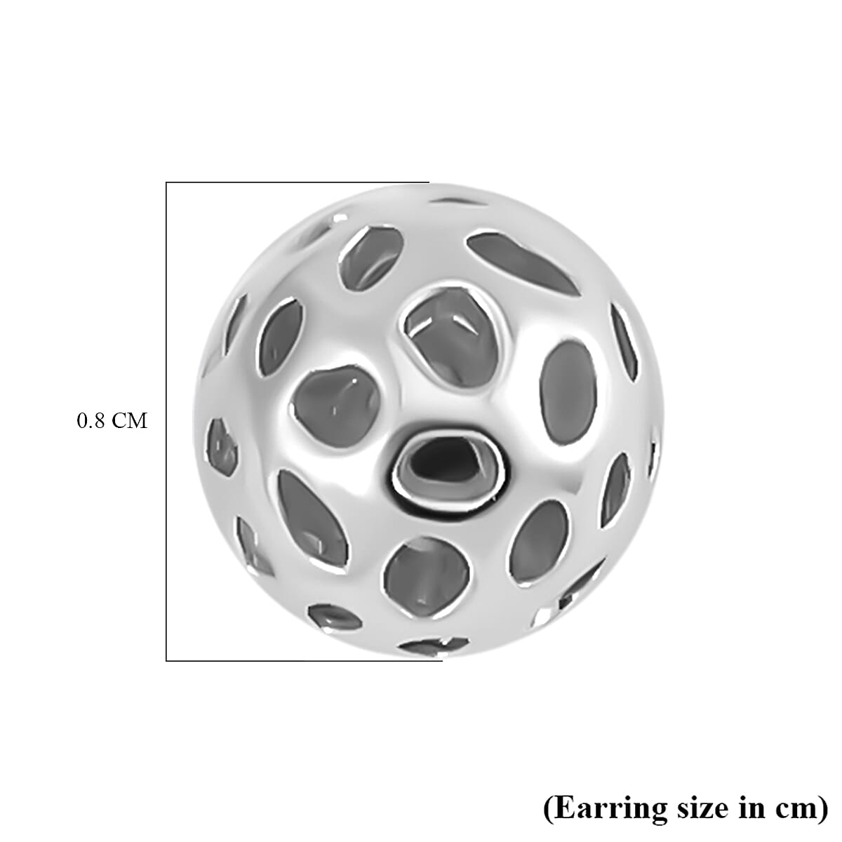 RACHEL GALLEY Rhodium Overlay Sterling Silver Earrings