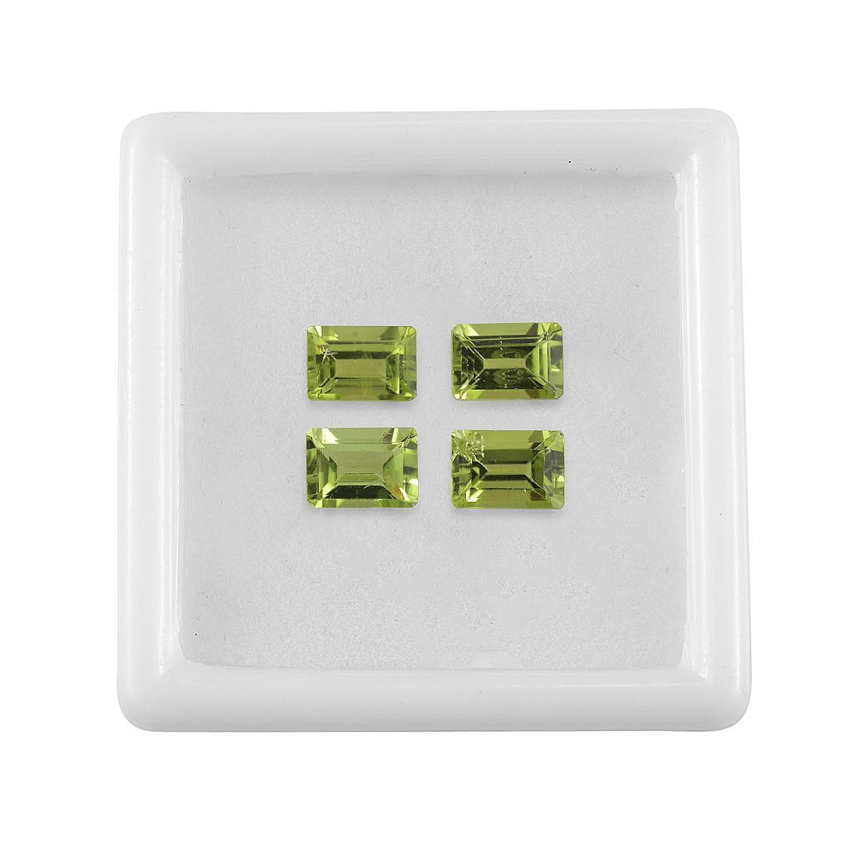 Peridot Octagon 7x5 mm