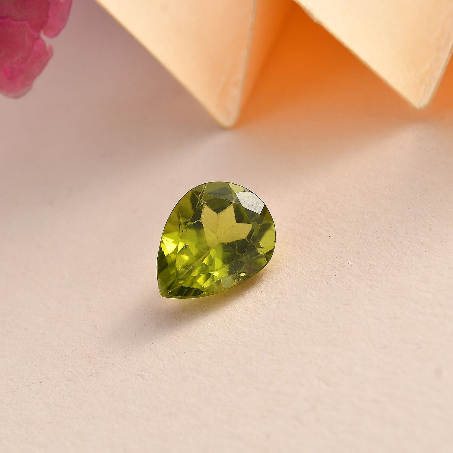 Peridot Pear 9x7 mm