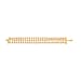 Lucy Q Sycamore Collection - 18K RG Vermeil Sterling Silver  Bracelet (Size - 8), Silver Wt. 32.26 Gms