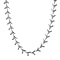 Lucy Q Sycamore Collection - Platinum Overlay Sterling Silver Necklace (Size - 20), Silver Wt. 35 Gms