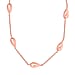 Lucy Q Tears Collection - 18K YG Vermeil Plated Sterling Silver Necklace (Size - 20), Silver Wt. 28.18 Gms