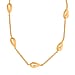 Lucy Q Tears Collection - 18K YG Vermeil Plated Sterling Silver Necklace (Size - 20), Silver Wt. 28.18 Gms