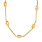 Lucy Q Tears Collection - 18K RG Vermeil Plated Sterling Silver Necklace (Size - 20), Silver Wt. 28.18 Gms
