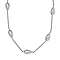 Lucy Q Tears Collection - Platinum Overlay Sterling Silver Necklace (Size - 20), Silver Wt. 28.18 GM