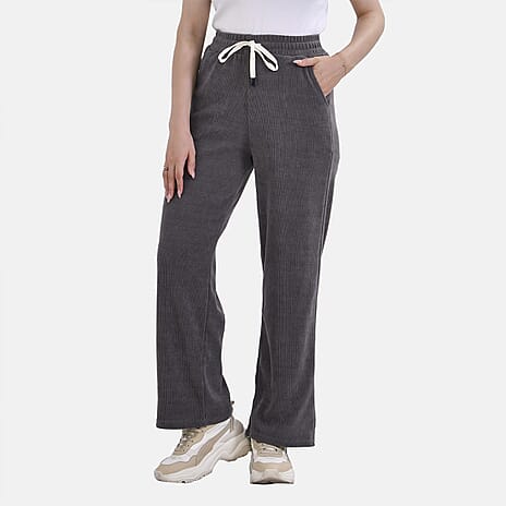 TAMSY Corduroy Trouser (Size XL) - Grey