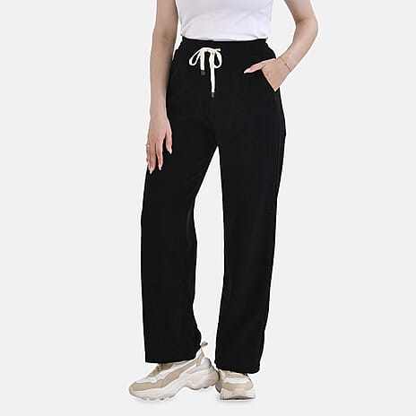 Tamsy Corduroy Trousers (Size S) - Black