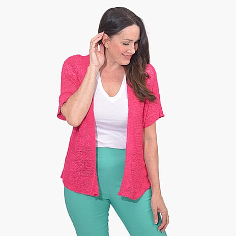 Mudflower Cardigan (Size L) - Pink