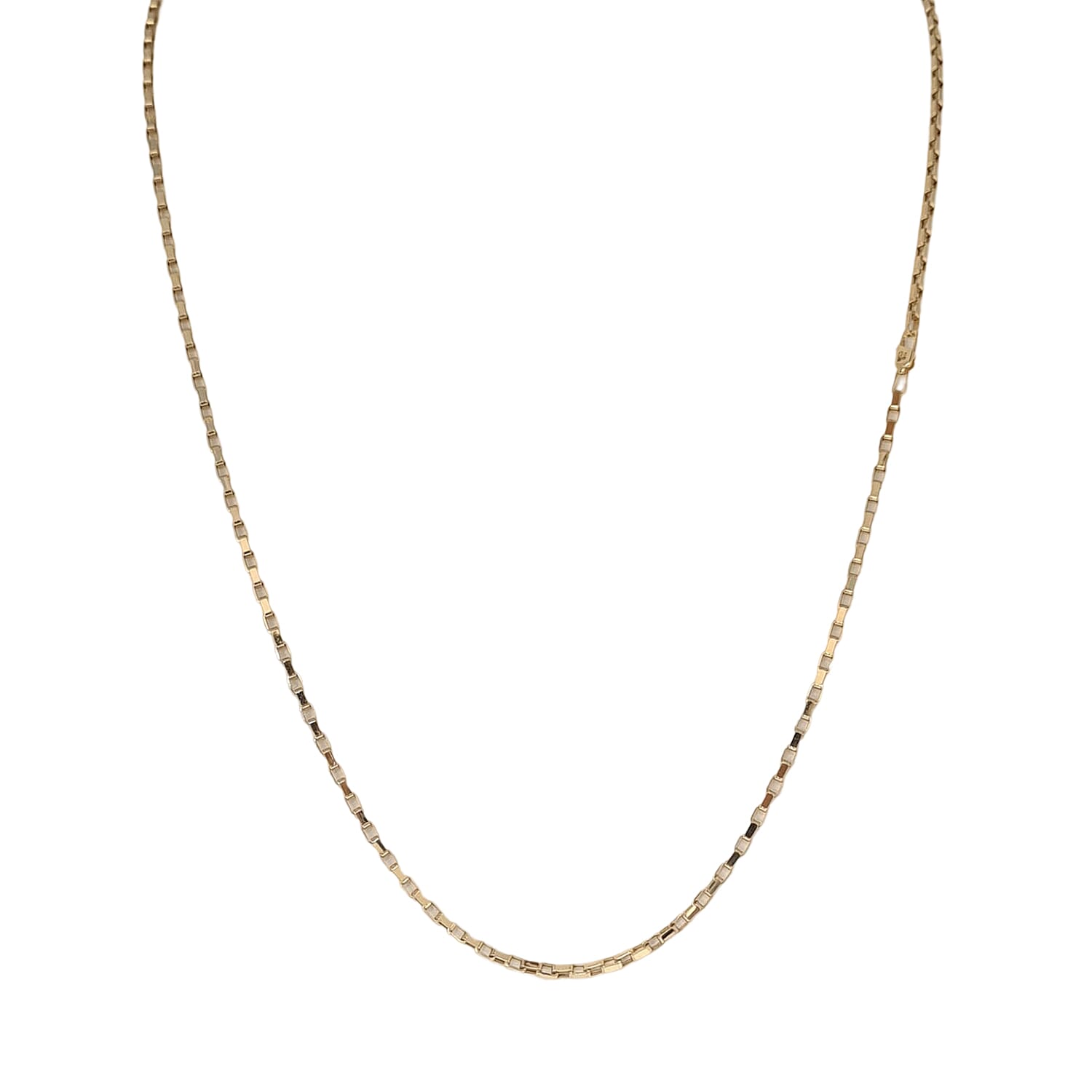 JCK Vegas Biggest Gold Bonanza Deal - 9K Yellow Gold Venziana Cable Necklace (Size - 20)
