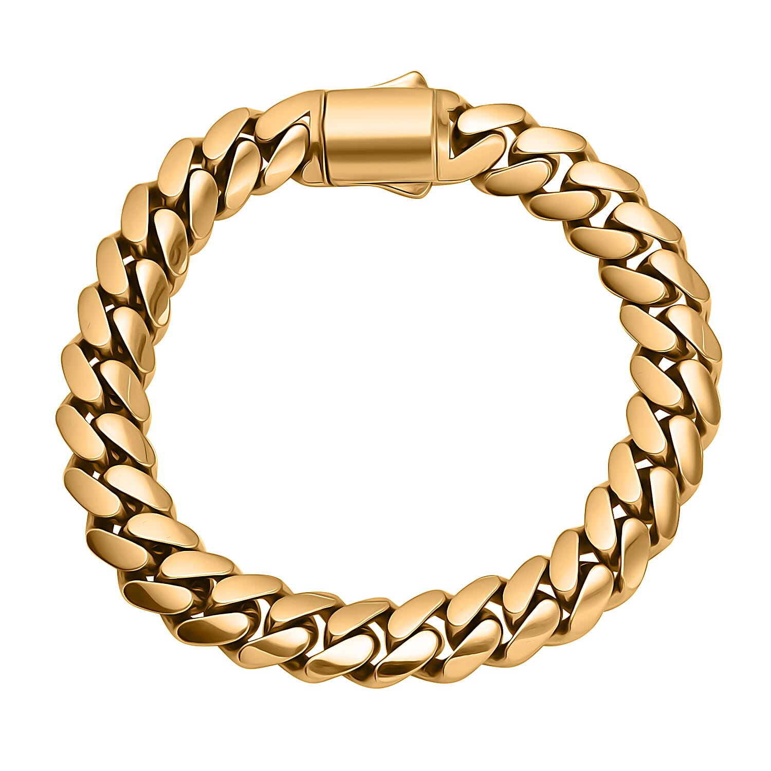 JCK Vegas Find - 9K Yellow Gold Miami Cuban Bracelet (Size - 8),  Gold Wt. 18.00 Grams