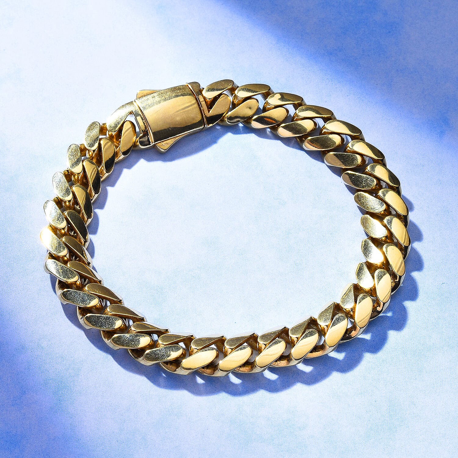 JCK Vegas Find - 9K Yellow Gold Miami Cuban Bracelet (Size - 8),  Gold Wt. 18.00 Grams