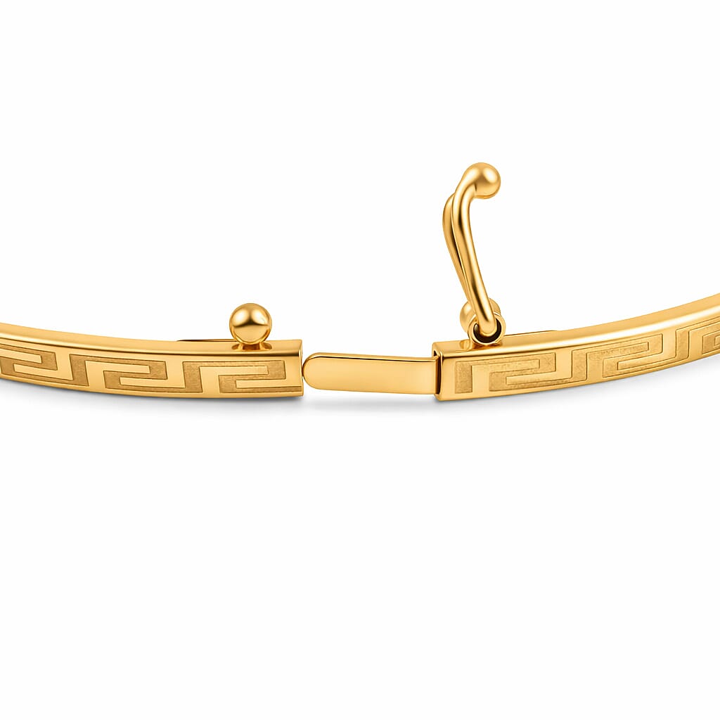 JCK Vegas Close Out Deal - 9K Yellow Gold Designer Inspired Bangle