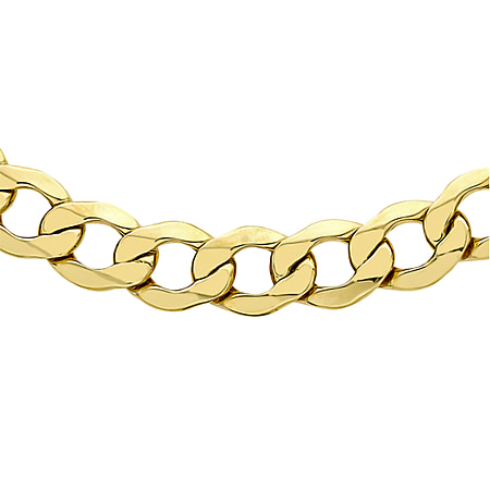 9K Yellow Gold Curb Chain (Size - 20), Gold Wt. 15.8 Gms