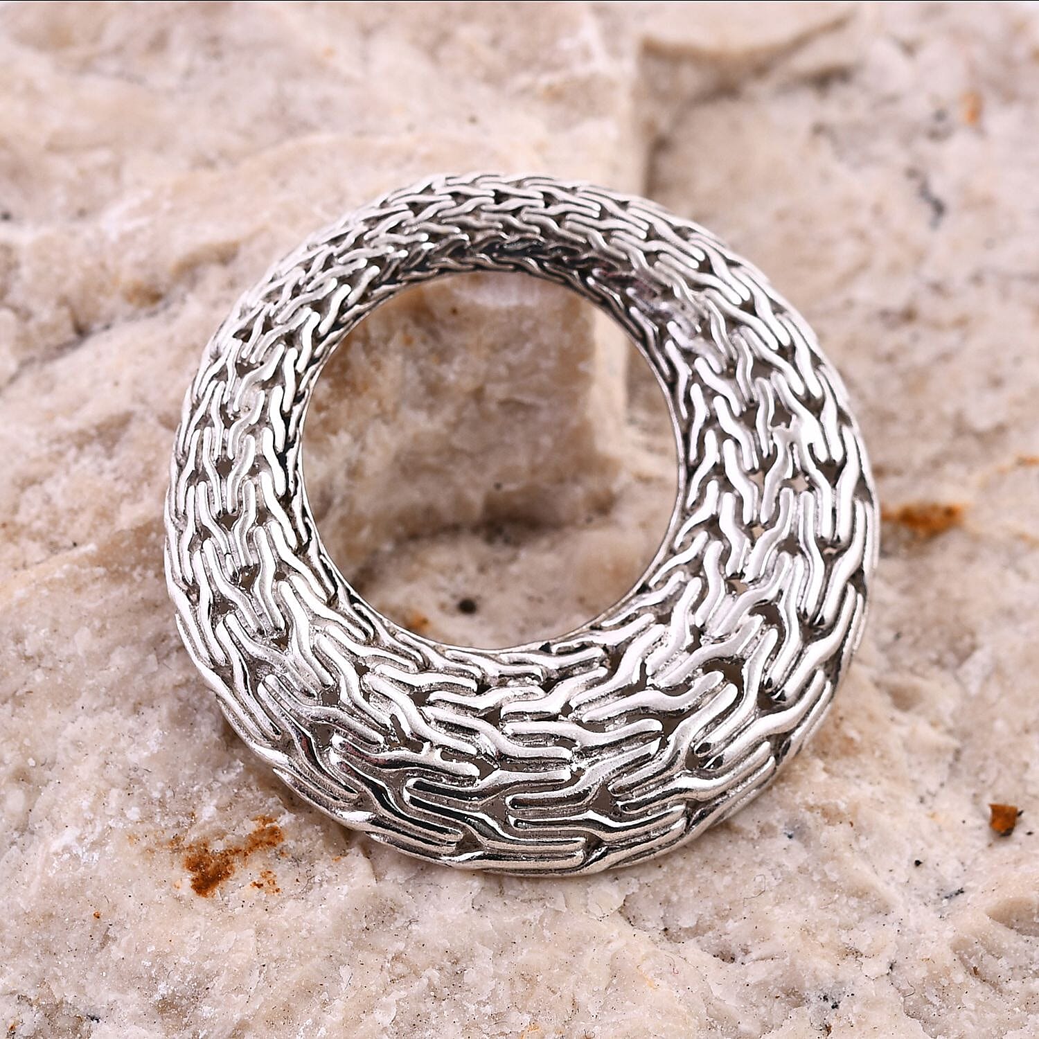 Bali Sterling Silver Pendant,  Silver Wt. 10 Gms