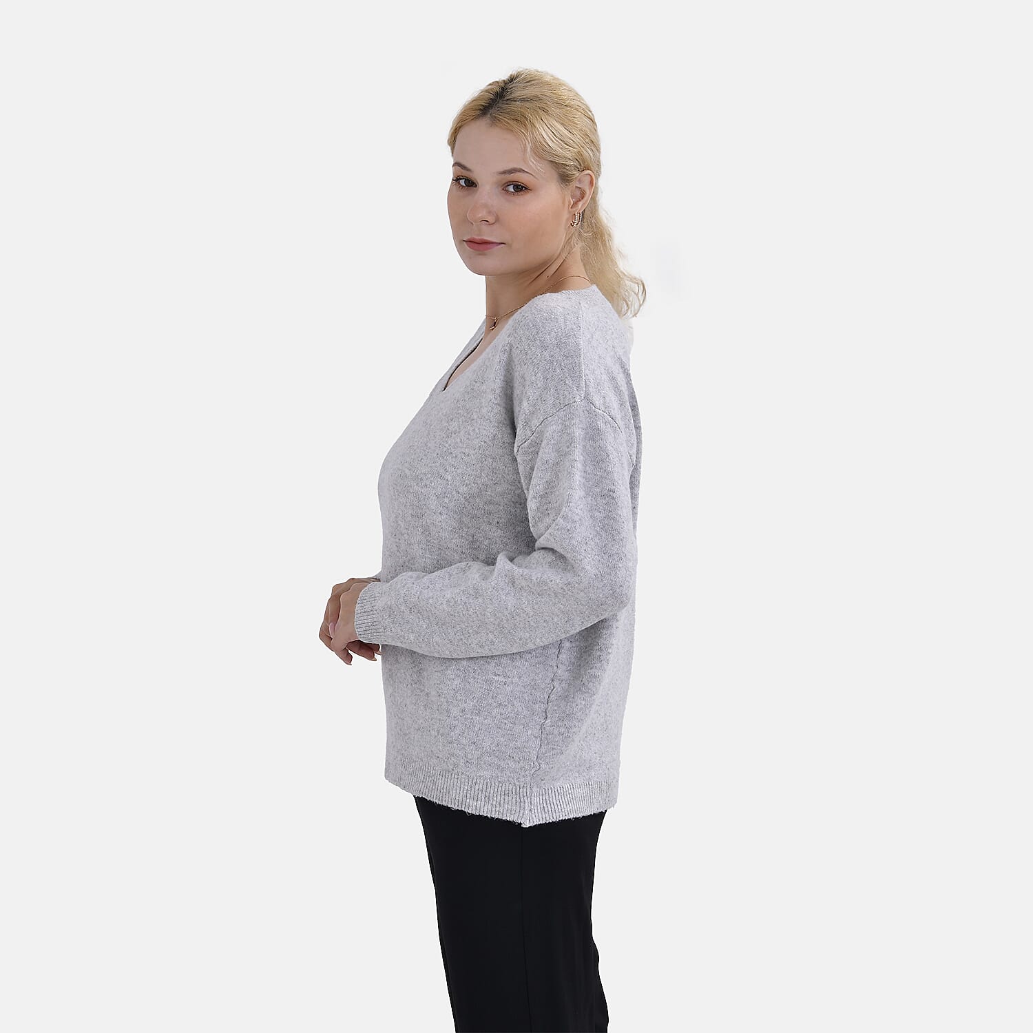 La marey V-neck Super Soft jumper