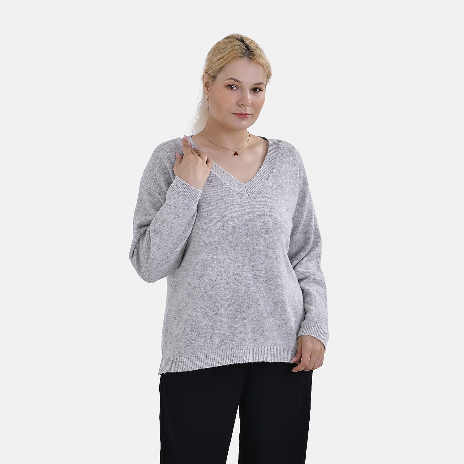 La marey V-neck Super Soft jumper