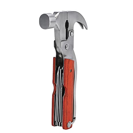 Multi Tool Kit - Wood & Silver