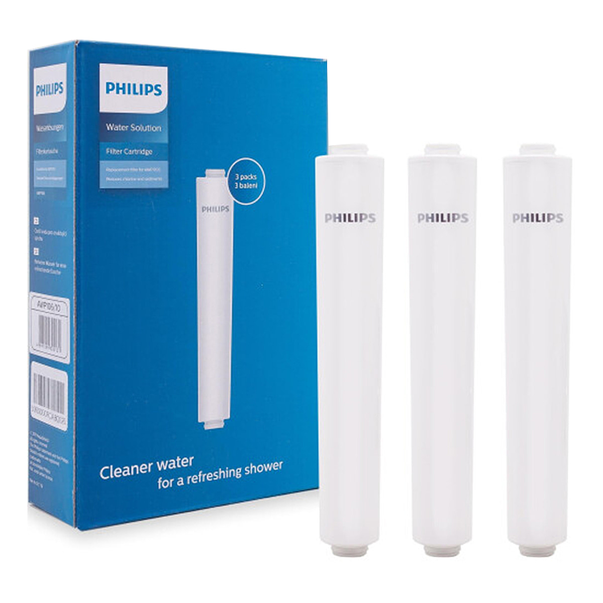 PHILIPS Pack of 3 Filters (Reduces Chlorine & Sediments)