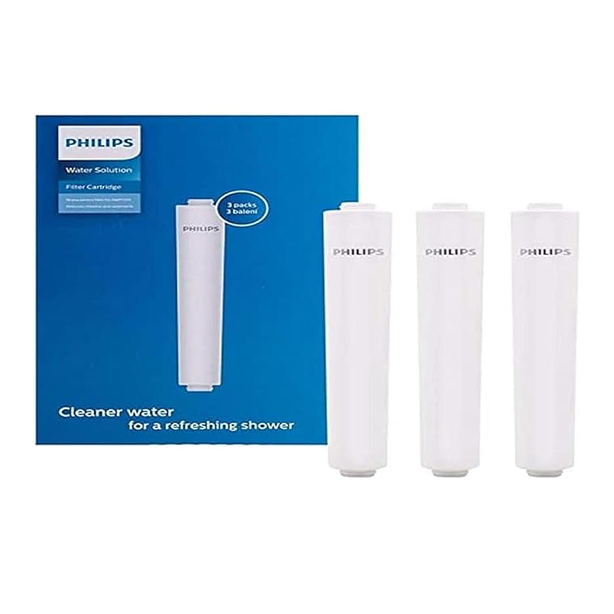 PHILIPS Pack of 3 Filters (Reduces Chlorine & Sediments)