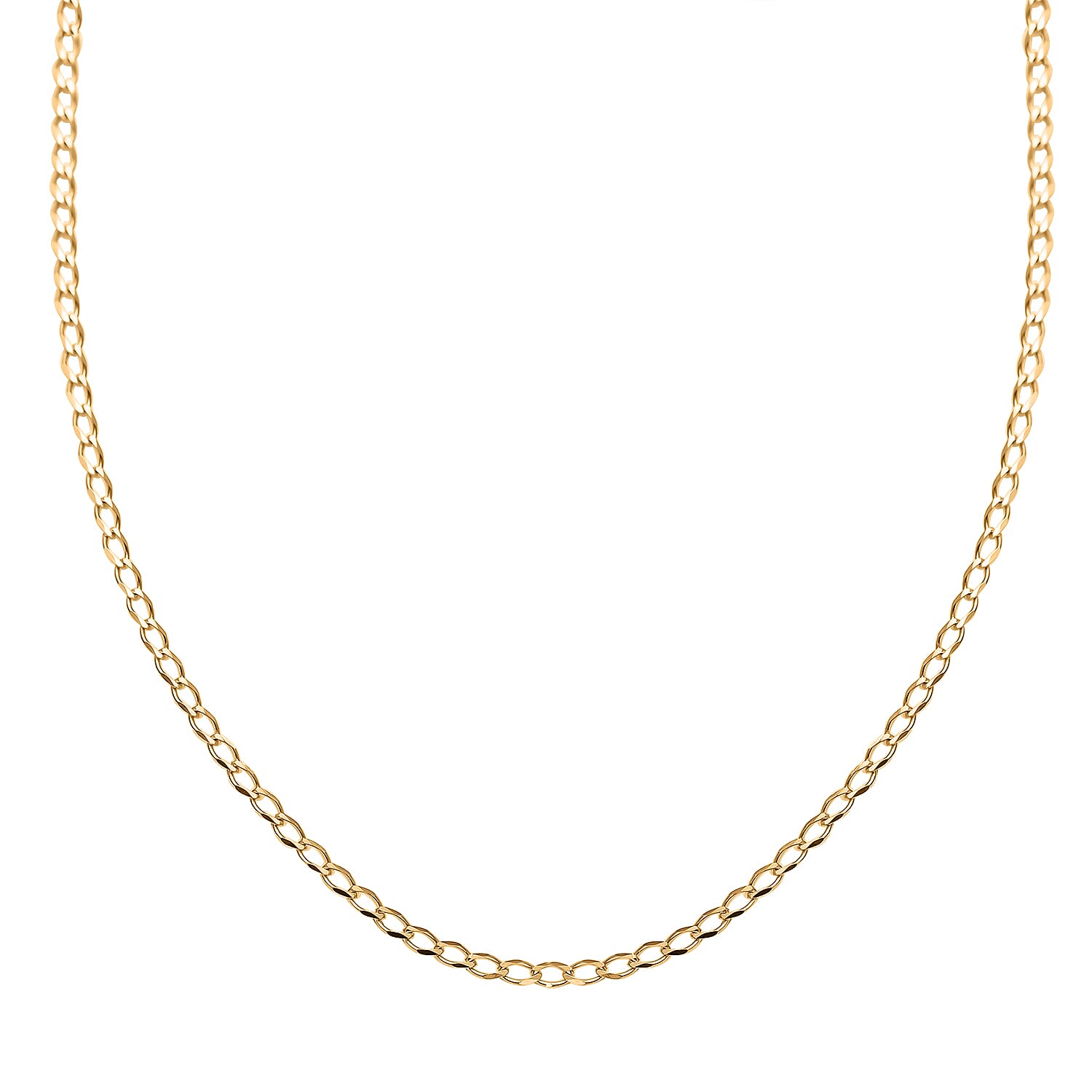 9K Yellow Gold  Chain (Size - 20),  Gold Wt. 1.3 Gms