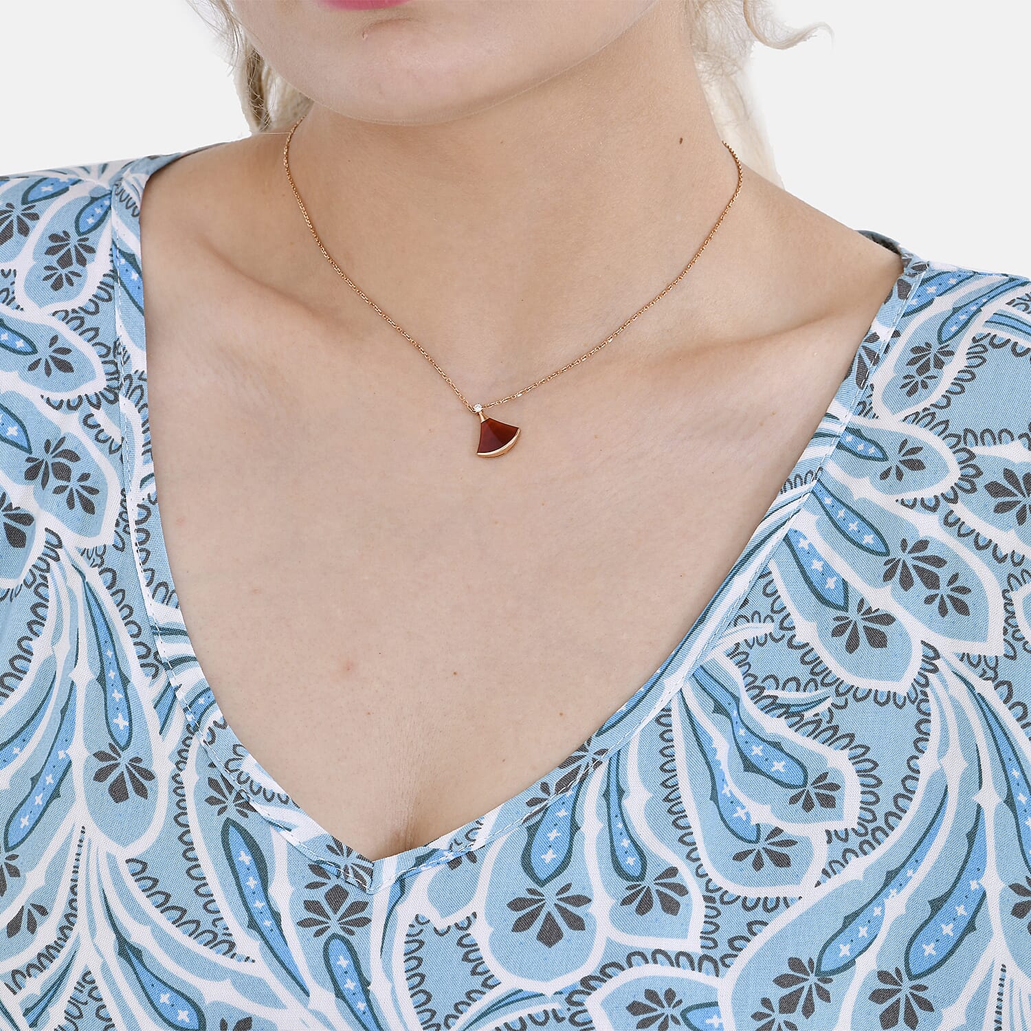 Tamsy Viscose Printed Top (One Size 8 - 20) - Grey