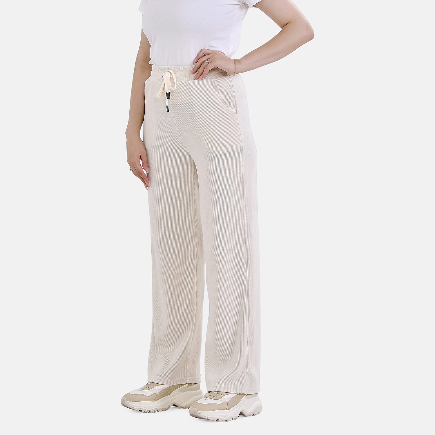 Tamsy Corduroy Trouser - Beige