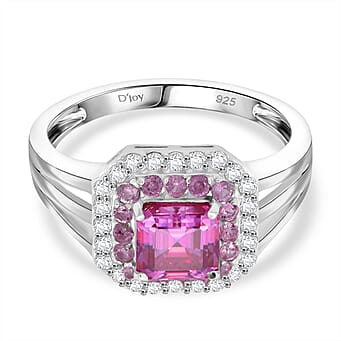https://tjcuk.sirv.com/Products/77/5/7752843/Pink-Moissanite-and-Pink-Sapphire-Halo-Ring-in-Rhodium-Overlay-Sterlin_7752843.jpg?w=342&h=342
