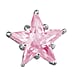 Sterling Silver White Cubic Zirconia Star Pendant